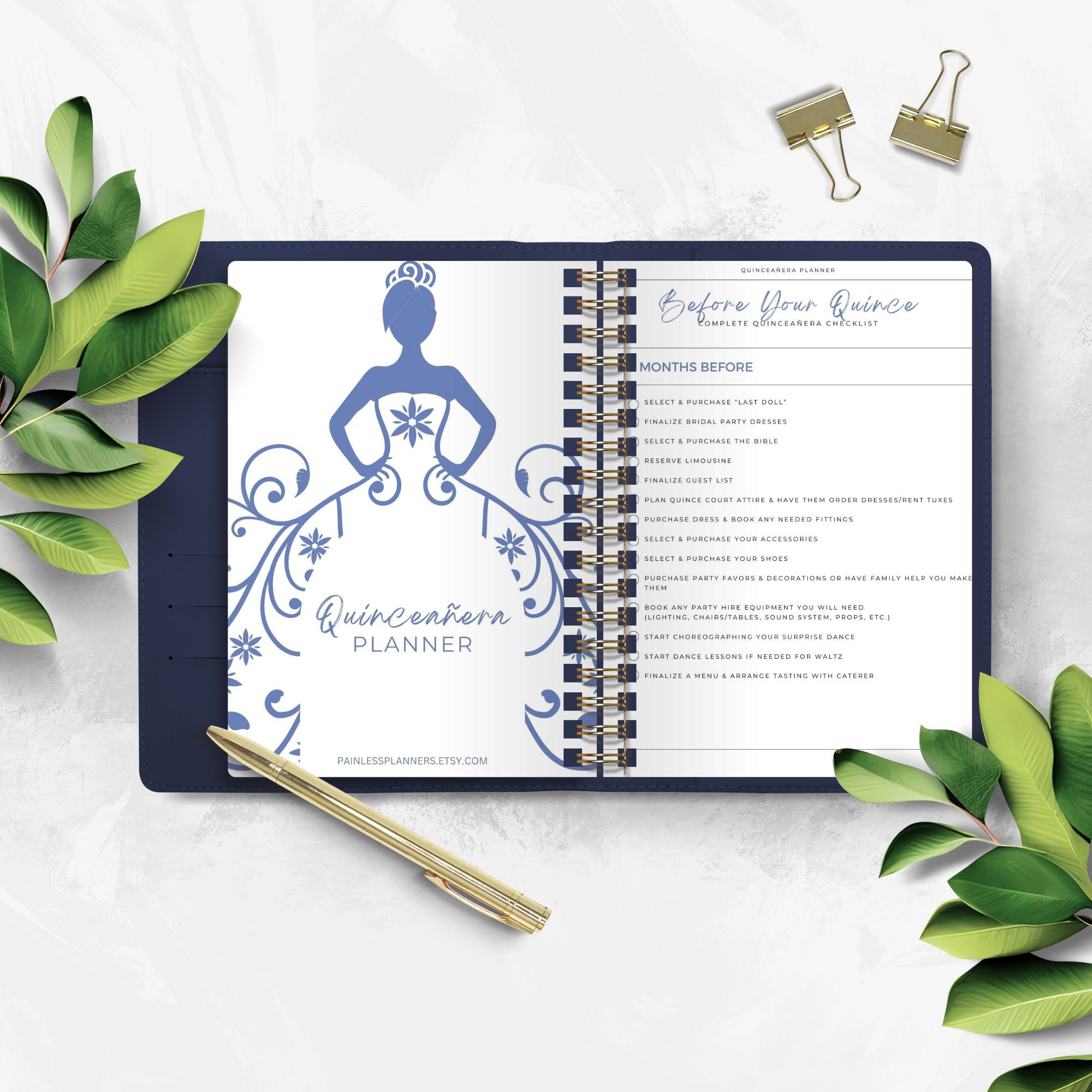 Printable Quinceañera Planner, Mis Quince Años Planning Binder, 15th ...
