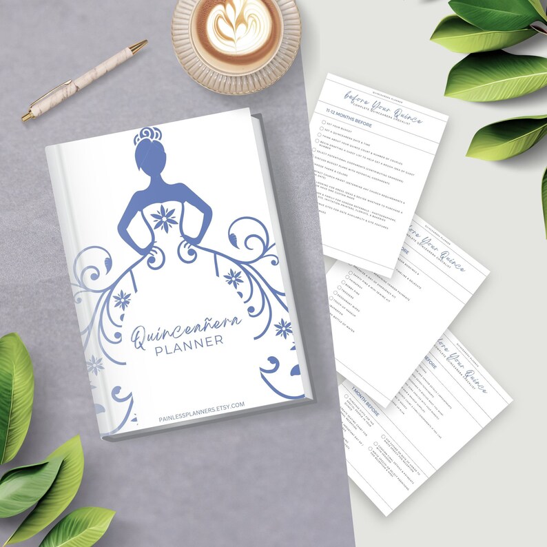 Printable Quinceanera Planner Binder INSTANT DOWNLOAD 15th Birthday