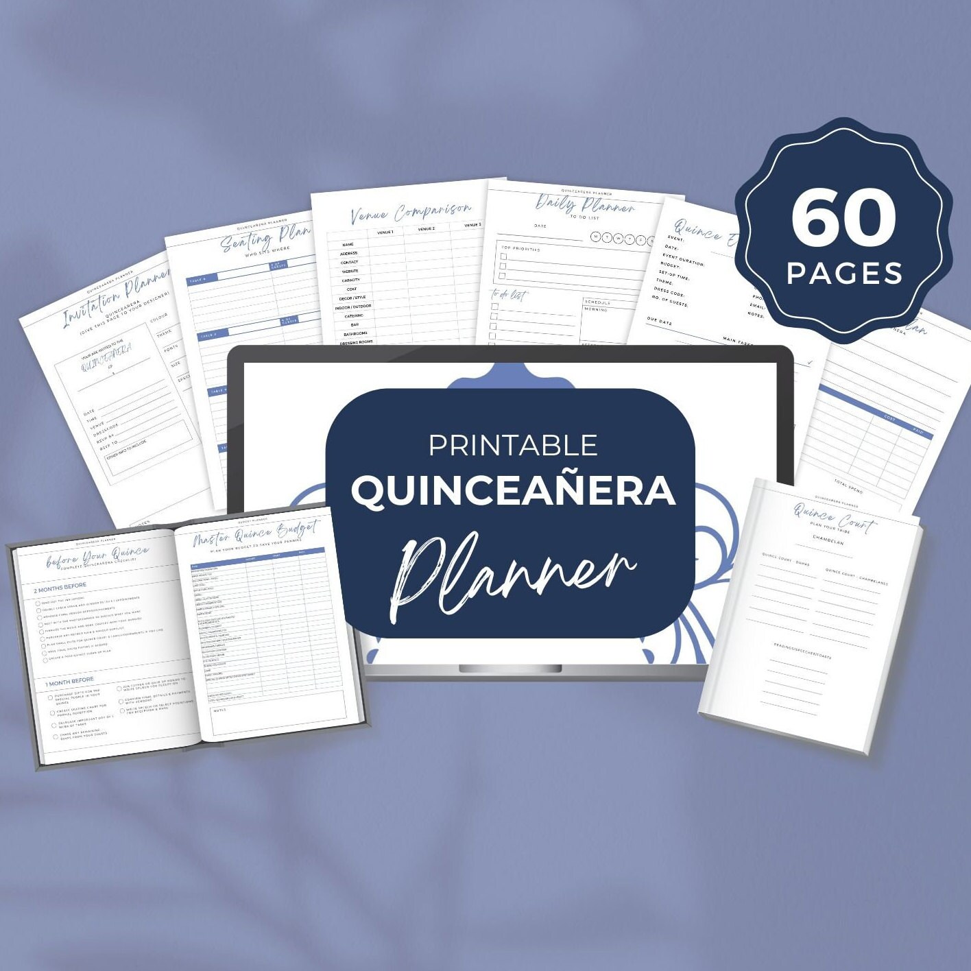 Printable Quinceañera Planner, Mis Quince Años Planning Binder, 15th ...