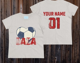 Custom Soccer Shirt, Sports Parent Shirt, Soccer Mom Shirt, Soccer Tee, Cute Mom Shirt, Personalized Tee, Soccer Mama Shirt, Game Day Shirt