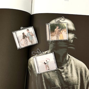 Benutzerdefinierte NFC Mini-CD-Schlüsselbund, personalisiertes Musikgeschenk, Retro-Stil-Geschenk, Musikliebhaber-Schlüsselbund, Valentinstagsgeschenk, Jungvermähltengeschenk, Song-Plaketten-Schlüsselring