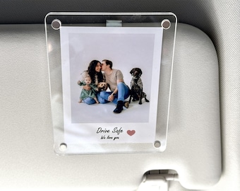 Personalized Photo Car Visor Clip: Sentimental Keepsake Gift