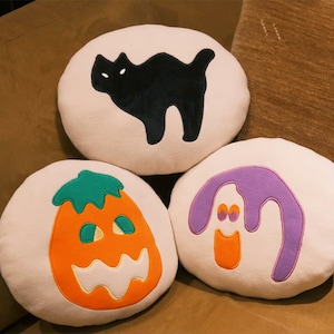 Handmade Sugar Cookie Pillow, Halloween Decor, Cute Plush Decor Throw Pillow, Party Outdoor Home Decorations Decor Cushion, Halloween Gift