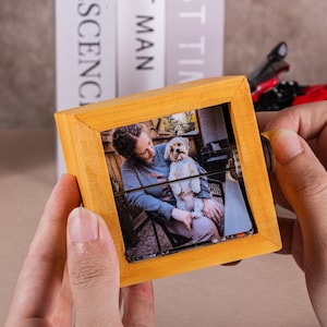 Custom Flip Book Frame Animation Machine, Personalized Photo Album, Mechanical Hand Motion Display, DIY Decorative Frame, Valentine's Day