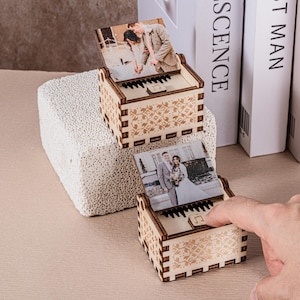 Personalized Photo Wooden Music Box: Custom Song Engraved