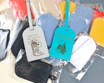 Set of 10 Bulk Personalized Wedding Favors for Guests, Custom Couple Luggage Tags, Bridal Shower Gift,Party Favors,Travel Gifts,Suitcase Tag