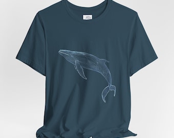 Whale Tee - Original Art Unisex Soft T-Shirt