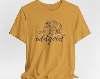 Oddgood Elephant Tee - Maglietta grafica unisex