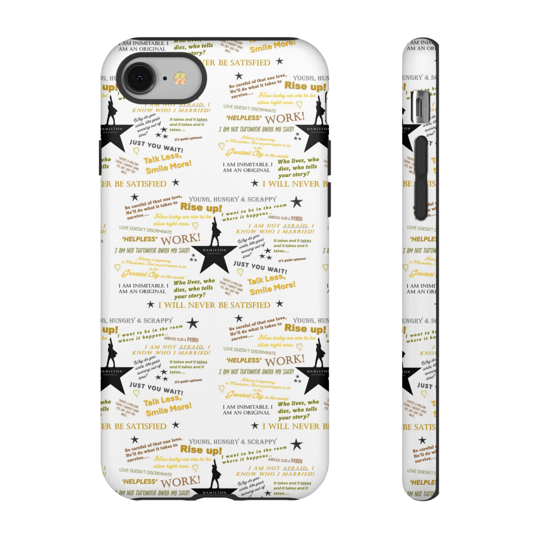 Phone Case, Hamilton Themed 'rise Up' Protective Phone Cover