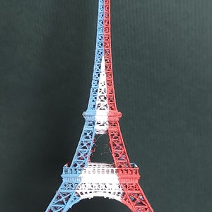 Eiffel Tower Painted 3D Model