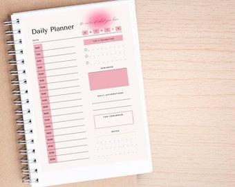 Daily planner (pink)