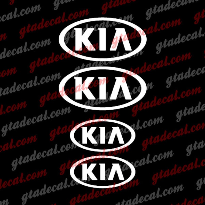 Kia Brake Caliper Decal Set - Etsy