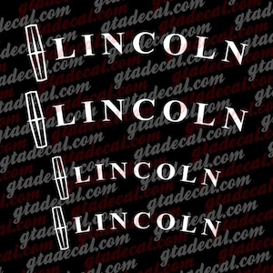 Zestaw naklejek na zacisk hamulcowy Lincoln
