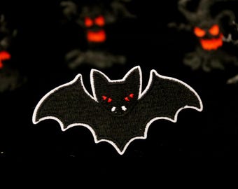 lapp för ond fladdermus, för Halloween-lapp, stryklapp, broderad lapp, estetisk lapp, rolig lapp, för jacka, för ryggsäck,