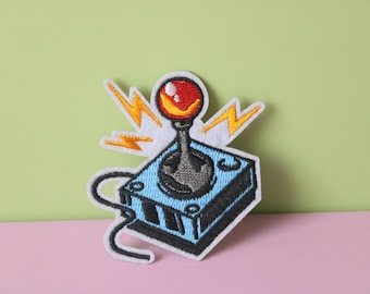 gamepad patch, joystick patch, game patch, iron on patch, embroidered patch, aesthetic patch, funny patch, for jacket, for backpack,