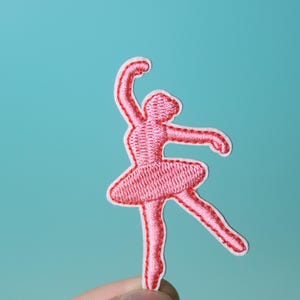 thumbnail image 2 of Ballerina Ballet Patch - Iron On Or Sew On Applique For Kids Clothing & Crafts 2 of 13