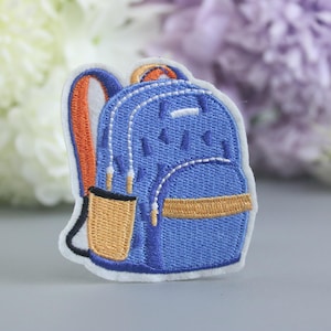 school bag patch, back to school patch, iron on patch, embroidered patch, aesthetic patch, funny patch, for jacket, for backpack,