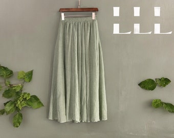 Long Boho Skirt | Elastic Waist Maxi Skirt | Stylish Loose Bottom Wear
