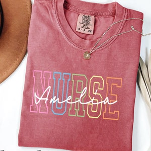 Personalized Nurse Shirt, Gift for Registered Nurse, RN Graduation Gift, Nurse,  Appreciation Gift, ER Nurse Shirt, Nursing School Tee