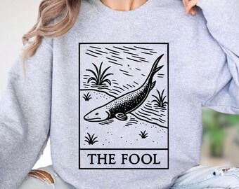 The Fool Tarot Card Shirt, Tiktaalik Evolution Meme, Funny Tarot