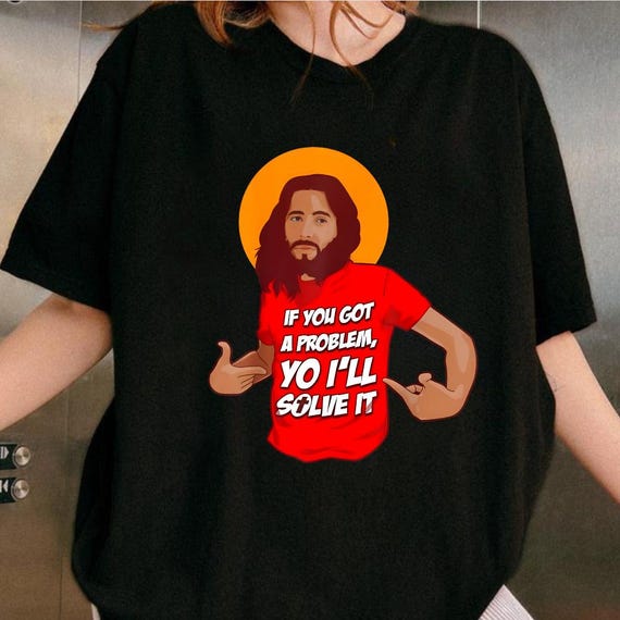 Funny Jesus Yo I'll Solve It Shirt, Funny Christian Shirt, Jesus Meme Shirt, Funny Catholic Shirt, Christian Meme Shirt, Religious Humor Tee