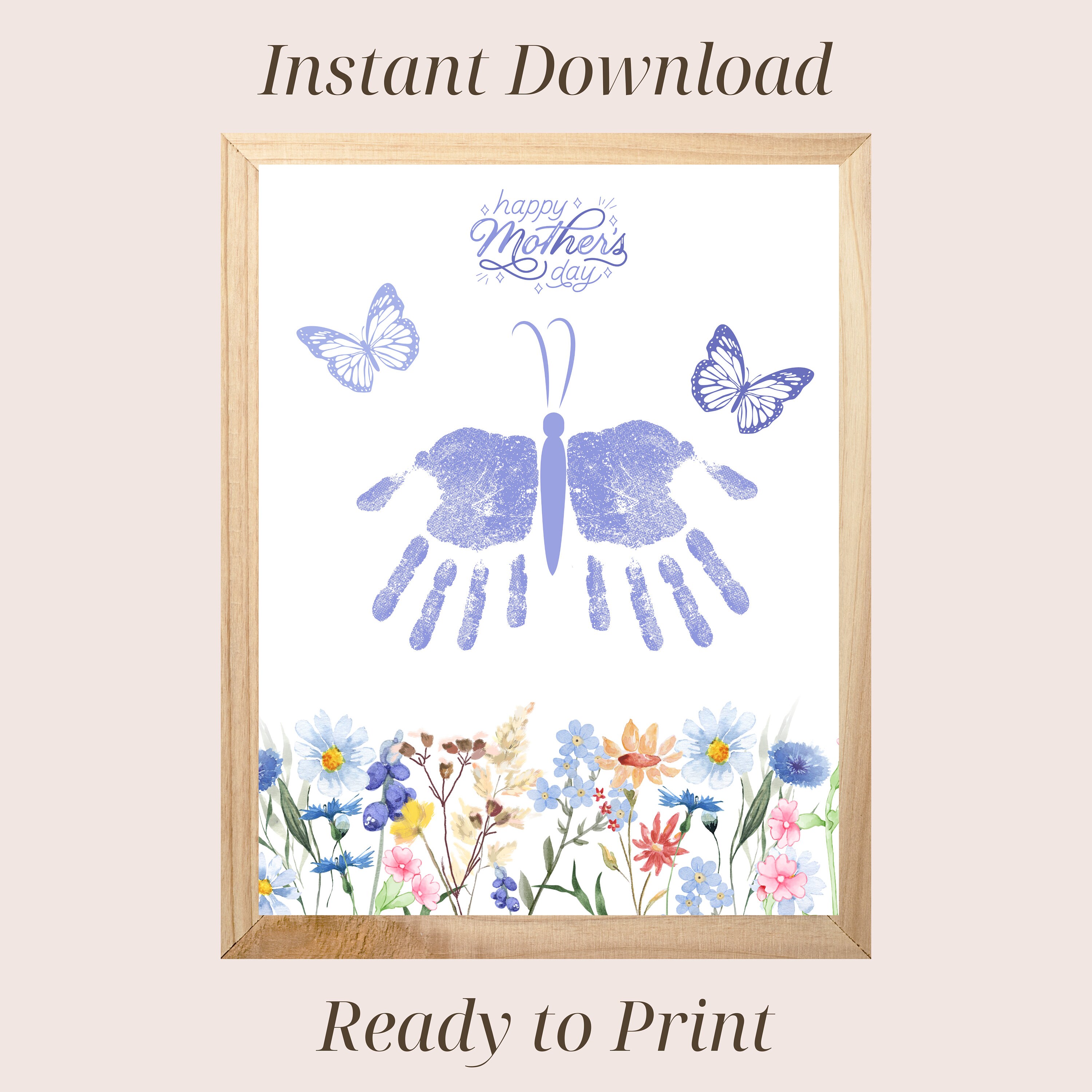 33 Flutter into Fun: Best Butterfly Craft Kits for Kids 30 Mother's Day Handprint Art, Mothers Day Activity, Spring handprint…