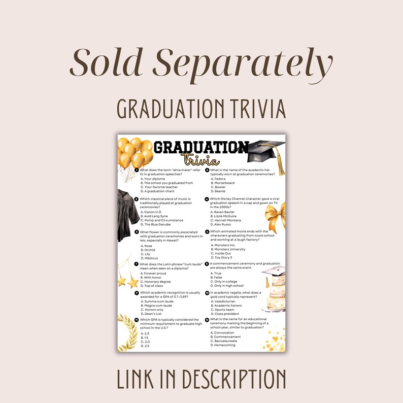 Graduation Left Right Game, Class of 2026 Party Activity (digital ...