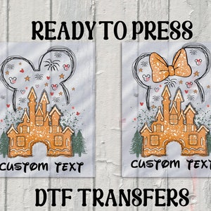 Disney Castle Dtf Transfers,Disney Castle  Ready To Press, Disney Water Color Castle Heat Press, Disney Minnie Castle Iron On Transfer