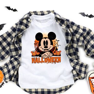 Disney Halloween Shirt, Halloween passende Shirt, Disney Mickey und Minnie Charaktere Halloween Shirt, Halloween Party T-Shirt, Disney Familie Shirt