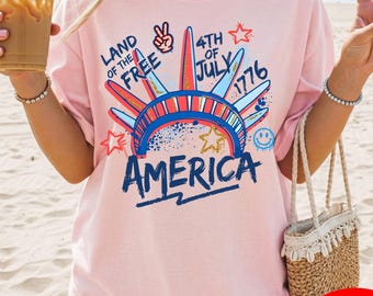America 250th Birthday Dtf Transfer, 4th Of July 2026 Patriotic Floral Heat To Press,1776 Dtf, USA Independence Day Dtf