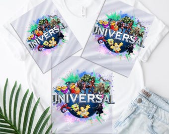 Universal Studios Ready to Press DTF, Disney World Print, Heat Press DTF Transfer, Disney Vacation Print,Special Family DTF,Iron On Transfer