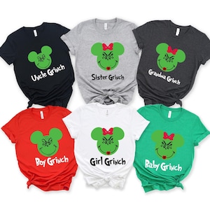 Benutzerdefinierte Disney Weihnachten Familie Shirt, kundenspezifische Weihnachten Passende Shirt, Familie Paar Weihnachten Shirt, Familie passende Shirt, Disney Weihnachten