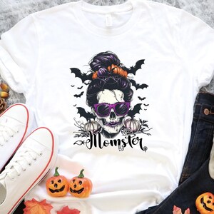 Momster Halloween Shirt, Halloween Shirts for Mom, Halloween Mom Sweater, Funny Halloween Tshirt, Funny Halloween Sweatshirts for Women
