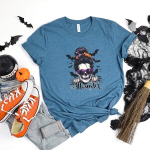 Momster Halloween Shirt, Halloween Shirts for Mom, Halloween Mom Sweater, Funny Halloween Tshirt, Funny Halloween Sweatshirts for Women