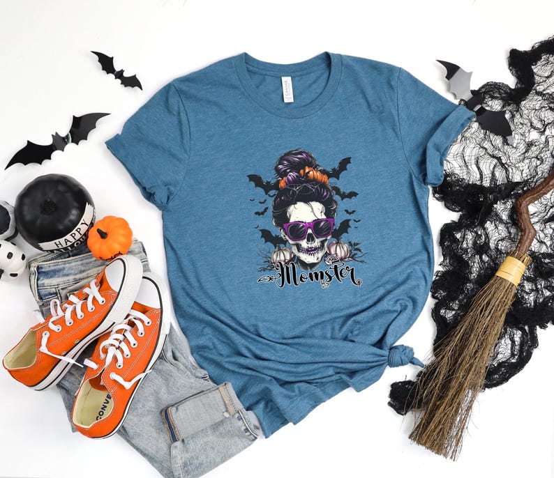 Momster Halloween Shirt, Halloween Shirts for Mom, Halloween Mom Sweater, Funny Halloween Tshirt, Funny Halloween Sweatshirts for Women