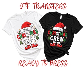 Custom Christmas Crew Making Memories Together Dtf, Family Christmas Matching Heat To Press,Christmas Group Dtf, Family Making Memories