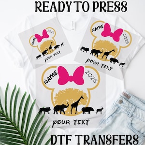 Animal Kingdom Tree of Life DTF Transfer Ready to Press, Disney Safari DTF Transfers, Disney DTF Print Heat Transfer, Disney Animal Kingdom