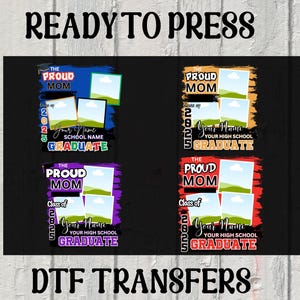 Custom Proud Family Of Graduation Dtf Transfer, Group Class Of 2025 Graduation Heat Press , Family Matching Graduation Ready to Press Dtf