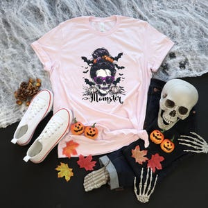 Momster Halloween Shirt, Halloween Shirts for Mom, Halloween Mom Sweater, Funny Halloween Tshirt, Funny Halloween Sweatshirts for Women