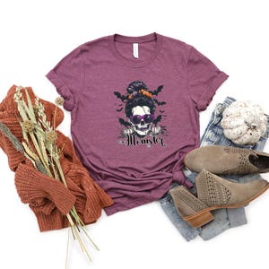 Momster Halloween Shirt, Halloween Shirts for Mom, Halloween Mom Sweater, Funny Halloween Tshirt, Funny Halloween Sweatshirts for Women