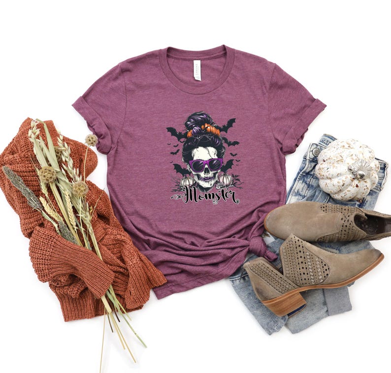 Momster Halloween Shirt, Halloween Shirts for Mom, Halloween Mom Sweater, Funny Halloween Tshirt, Funny Halloween Sweatshirts for Women