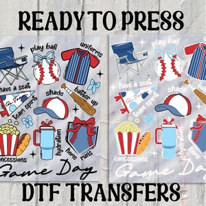 Baseball Game Day DTF Transfer, Retro Baseball Tis The Season Ready To Press, Baseball Mom Dtf, Sports Heat Dtf, Baseball Team, Coquette Bow