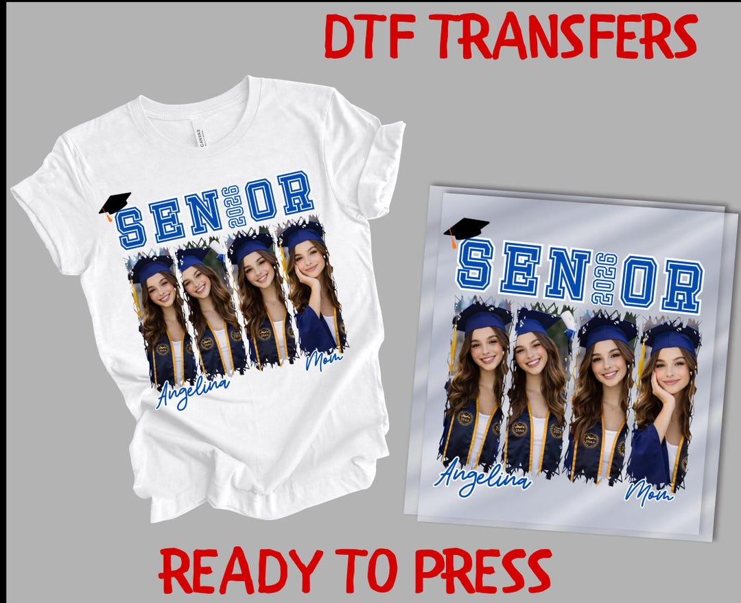Custom Senior 2026 Graduation Dtf Transfer, Custom Group Class of 2026 ...