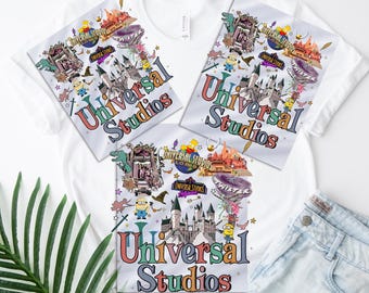 Universal Studios Ready to Press DTF, Disney World Print, Heat Press DTF Transfer, Disney Vacation Print,Special Family DTF,Iron On Transfer