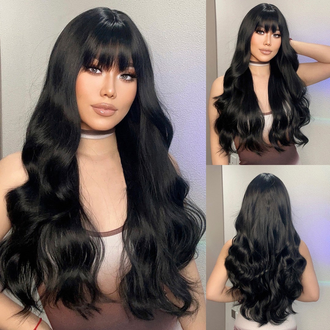 Spectacular Long Black Curly Wig Photo in HD Spectacular Long Black Curly Wig Photo in HD