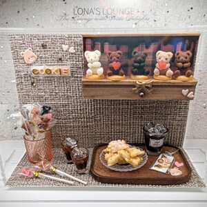 1:12 Miniature Set Cookies &quot;Bear Corner&quot;