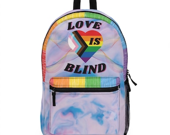 Pride &quot;Love is Blind&quot; Backpack