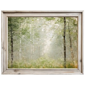 Serene Forest Landscape | Vintage Oil Painting | Spring Decor | Country Art Print | Digital Download | PRINTABLE