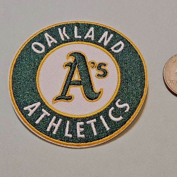 Oakland A's Athletics MLB Embroidered Iron On Patch 2.75 Free Ship Us Seller