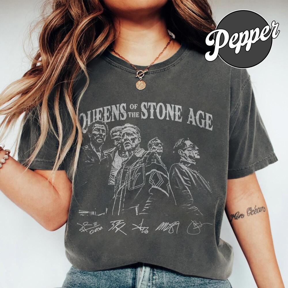 Queens of the stone age t shirt - Etsy 日本
